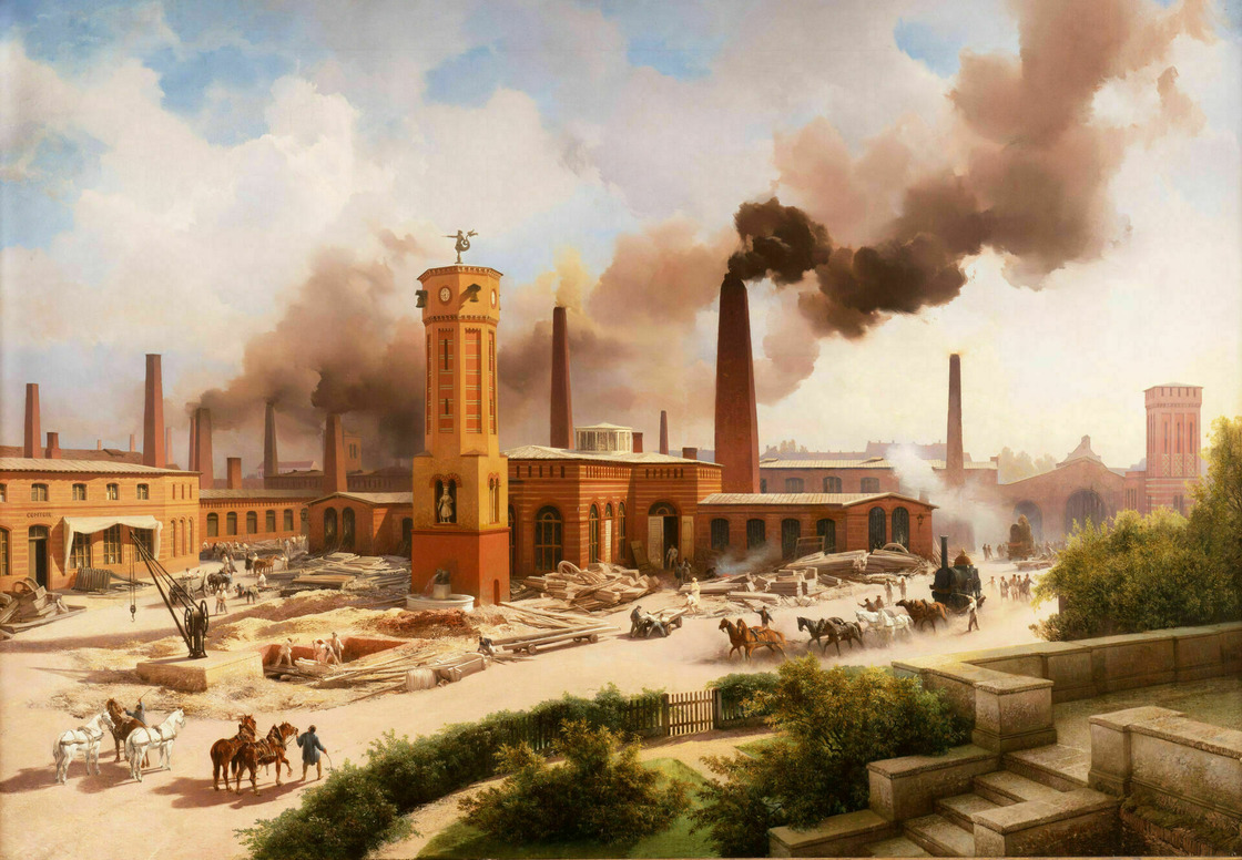 Borsig´s Maschinenbau-Anstalt zu Berlin 
© Stadtmuseum Berlin; Reproduktion: Oliver Ziebe, Berlin